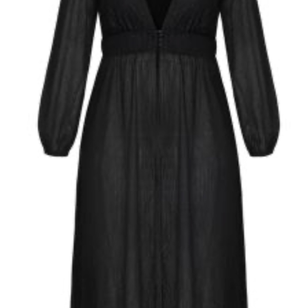 Elegant Black Long Sleeve cover